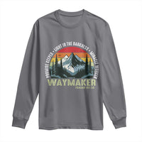 Religious Christian Waymaker Long Sleeve Shirt Promise Keeper Light In The Darkness Miracle Worker