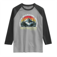 Religious Christian Waymaker Raglan Shirt Promise Keeper Light In The Darkness Miracle Worker