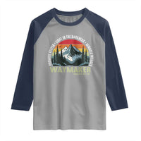 Religious Christian Waymaker Raglan Shirt Promise Keeper Light In The Darkness Miracle Worker