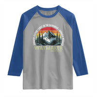 Religious Christian Waymaker Raglan Shirt Promise Keeper Light In The Darkness Miracle Worker