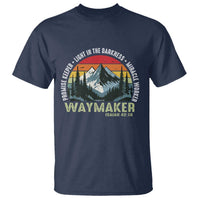 Religious Christian Waymaker T Shirt Promise Keeper Light In The Darkness Miracle Worker