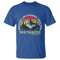 Religious Christian Waymaker T Shirt Promise Keeper Light In The Darkness Miracle Worker