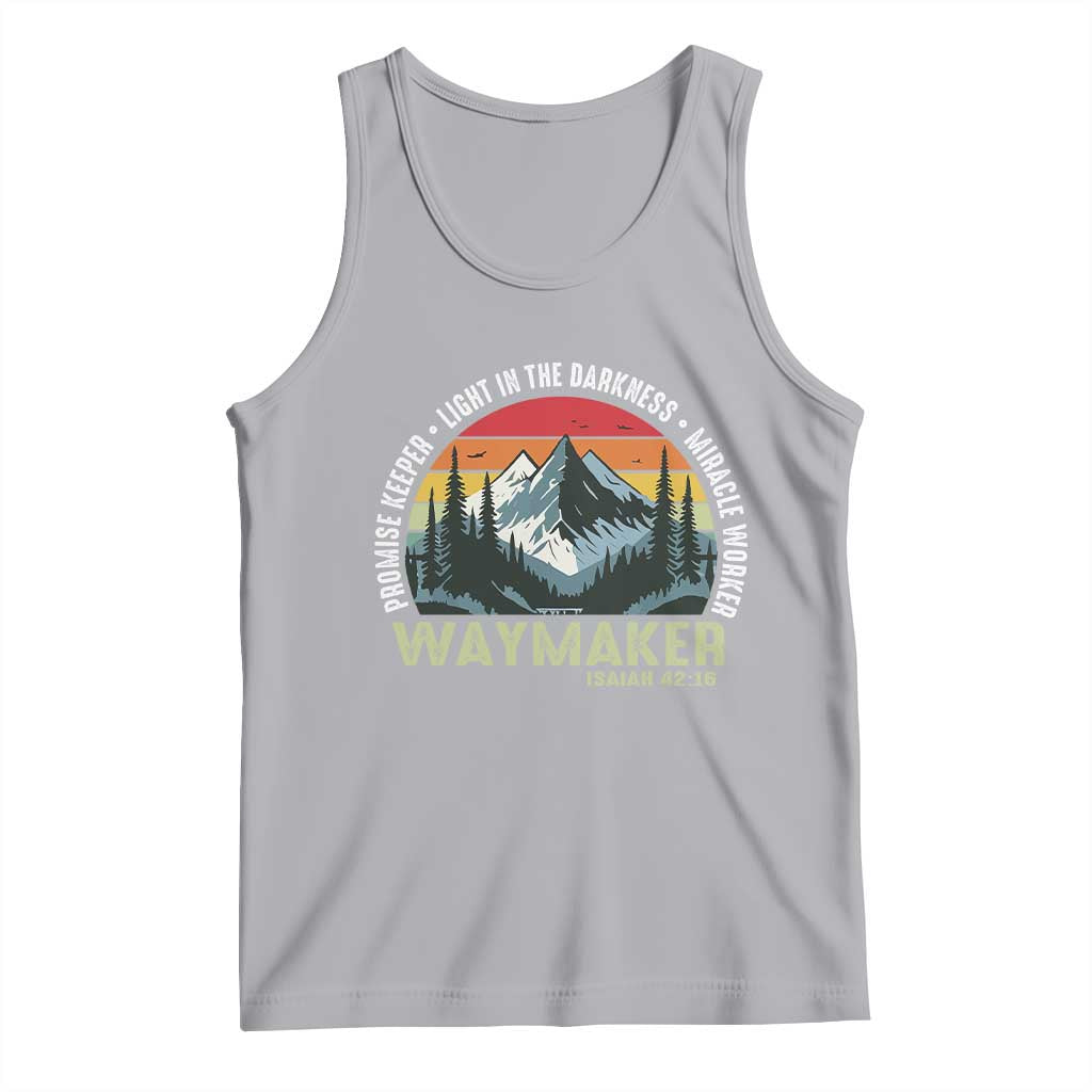 Religious Christian Waymaker Tank Top Promise Keeper Light In The Darkness Miracle Worker