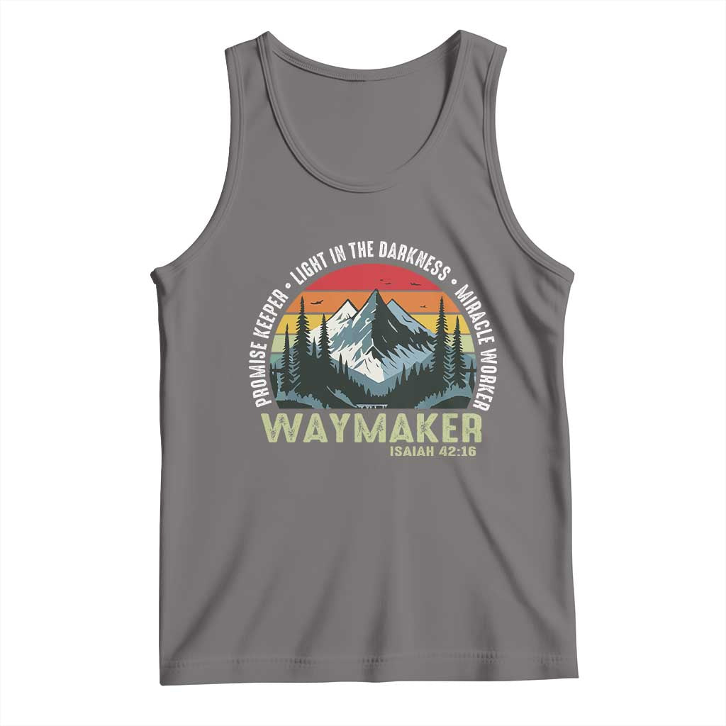 Religious Christian Waymaker Tank Top Promise Keeper Light In The Darkness Miracle Worker