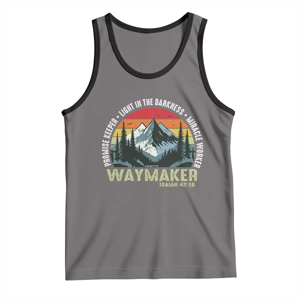 Religious Christian Waymaker Tank Top Promise Keeper Light In The Darkness Miracle Worker