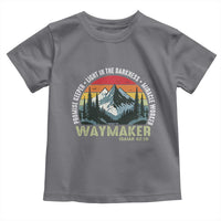 Religious Christian Waymaker Toddler T Shirt Promise Keeper Light In The Darkness Miracle Worker