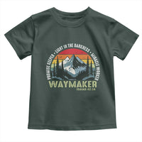 Religious Christian Waymaker Toddler T Shirt Promise Keeper Light In The Darkness Miracle Worker
