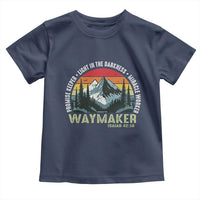 Religious Christian Waymaker Toddler T Shirt Promise Keeper Light In The Darkness Miracle Worker