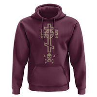 Orthodox Christian Hoodie Vintage Orthodox Cross With Skull of Adam