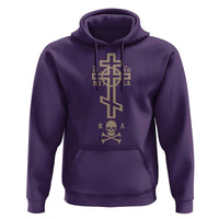 Orthodox Christian Hoodie Vintage Orthodox Cross With Skull of Adam