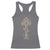 Orthodox Christian Racerback Tank Top Vintage Orthodox Cross With Skull of Adam