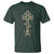 Orthodox Christian T Shirt Vintage Orthodox Cross With Skull of Adam