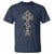 Orthodox Christian T Shirt Vintage Orthodox Cross With Skull of Adam