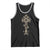 Orthodox Christian Tank Top Vintage Orthodox Cross With Skull of Adam