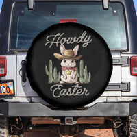 Funny Western Easter Day Spare Tire Cover Howdy Easter Country Cowboy Bunny