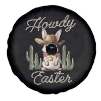 Funny Western Easter Day Spare Tire Cover Howdy Easter Country Cowboy Bunny