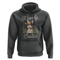 Funny Western Easter Day Hoodie Howdy Easter Country Cowboy Bunny