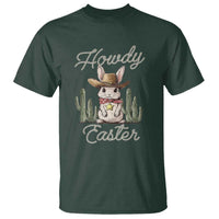 Funny Western Easter Day T Shirt Howdy Easter Country Cowboy Bunny