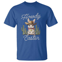 Funny Western Easter Day T Shirt Howdy Easter Country Cowboy Bunny