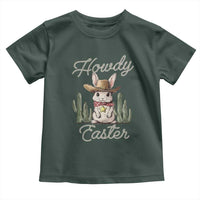 Funny Western Easter Day Toddler T Shirt Howdy Easter Country Cowboy Bunny