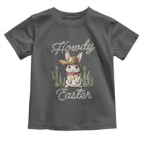 Funny Western Easter Day Toddler T Shirt Howdy Easter Country Cowboy Bunny