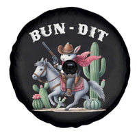 Funny Easter Day Western Spare Tire Cover Bun-dit Country Rabbit Cowboy Rodeo