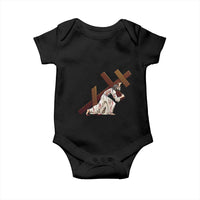 Orthodox Easter Jesius Is Carrying The Orthodox Cross Baby Onesie