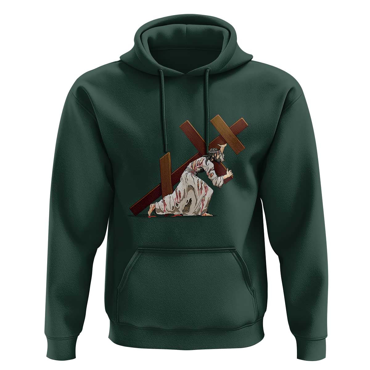 Orthodox Easter Jesius Is Carrying The Orthodox Cross Hoodie