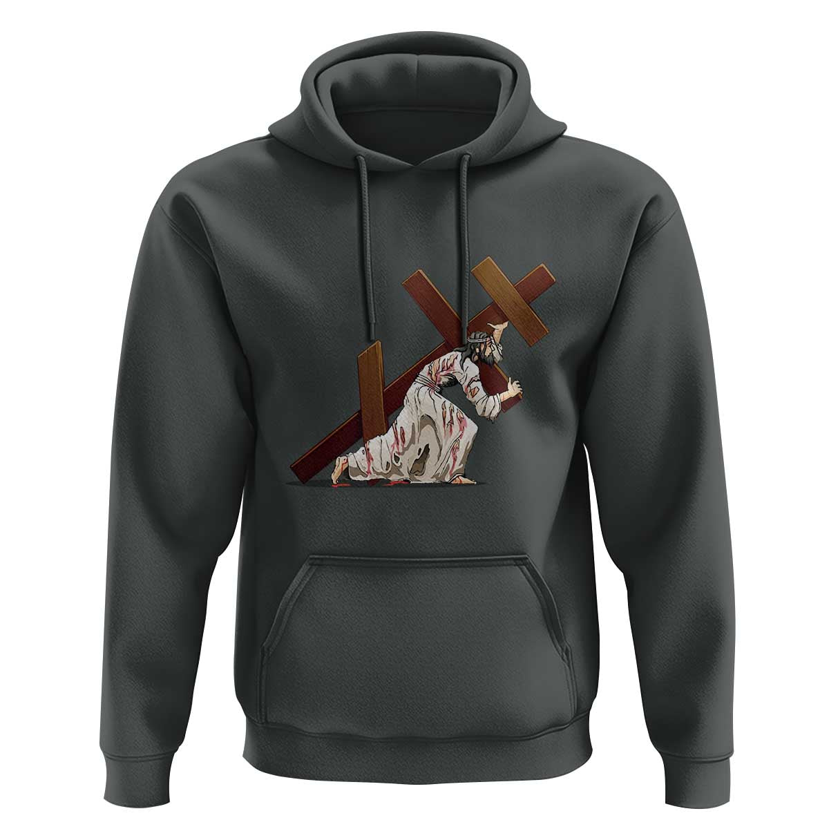 Orthodox Easter Jesius Is Carrying The Orthodox Cross Hoodie