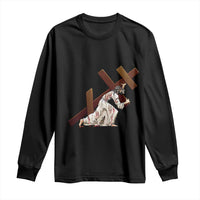 Orthodox Easter Jesius Is Carrying The Orthodox Cross Long Sleeve Shirt