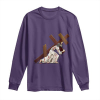 Orthodox Easter Jesius Is Carrying The Orthodox Cross Long Sleeve Shirt