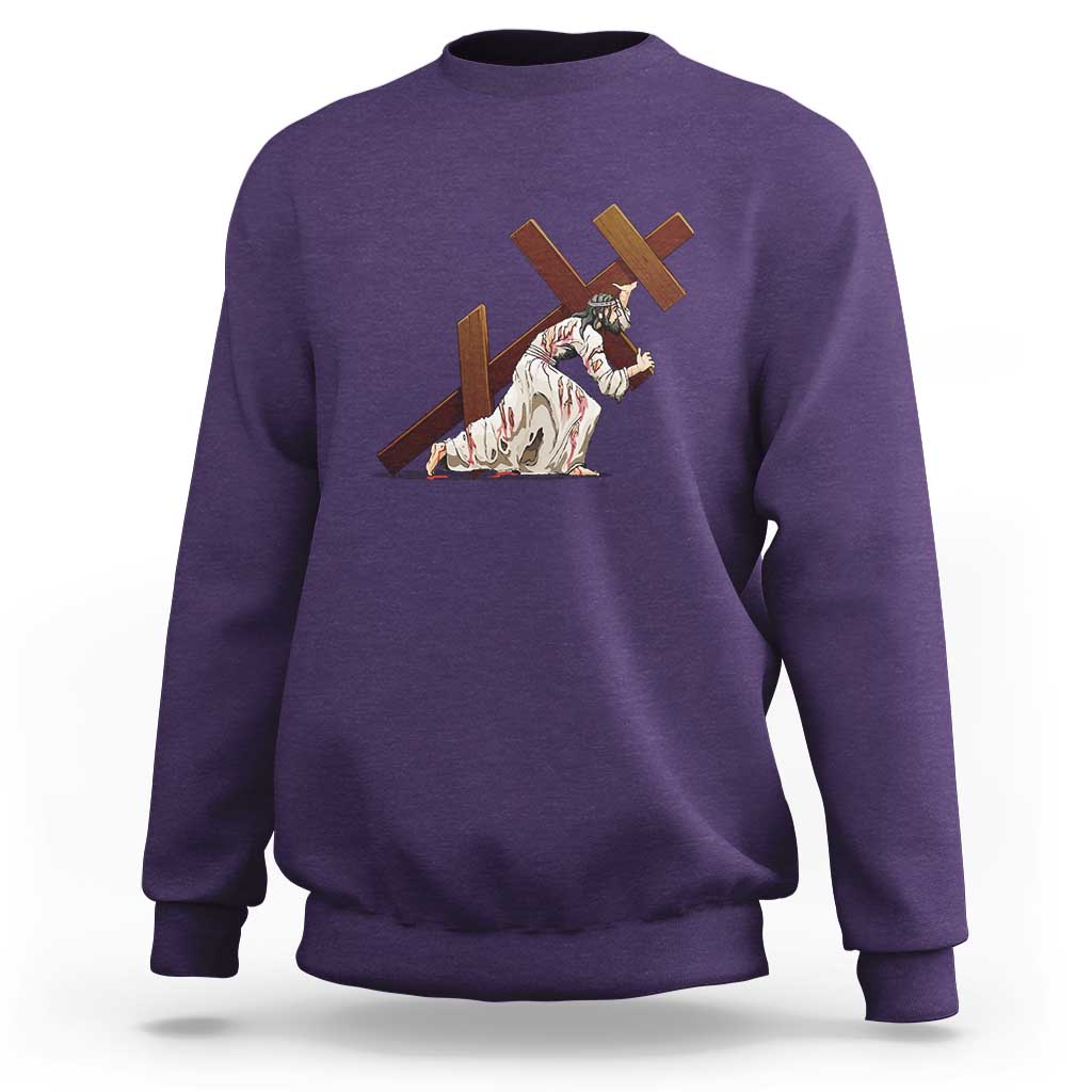 Orthodox Easter Jesius Is Carrying The Orthodox Cross Sweatshirt