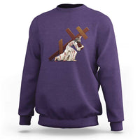Orthodox Easter Jesius Is Carrying The Orthodox Cross Sweatshirt