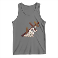 Orthodox Easter Jesus Is Carrying The Orthodox Cross Tank Top