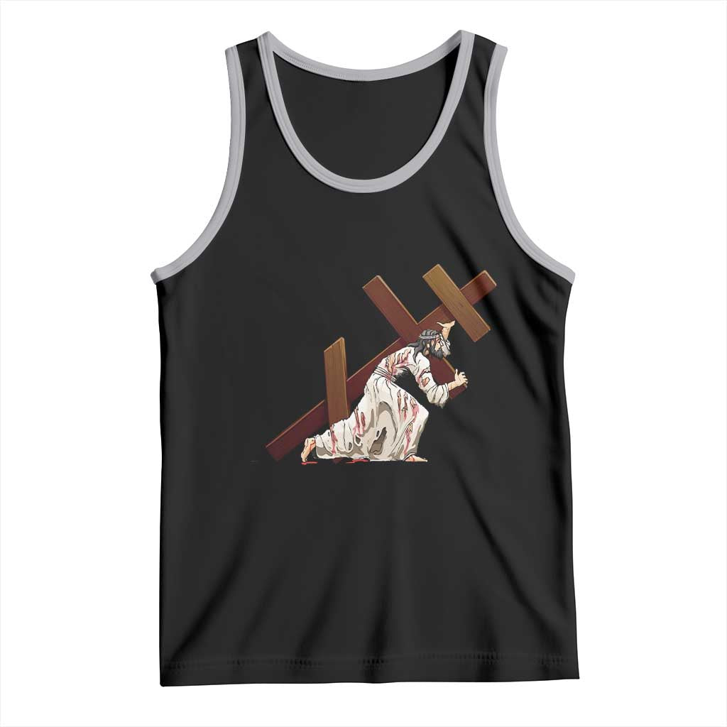 Orthodox Easter Jesus Is Carrying The Orthodox Cross Tank Top