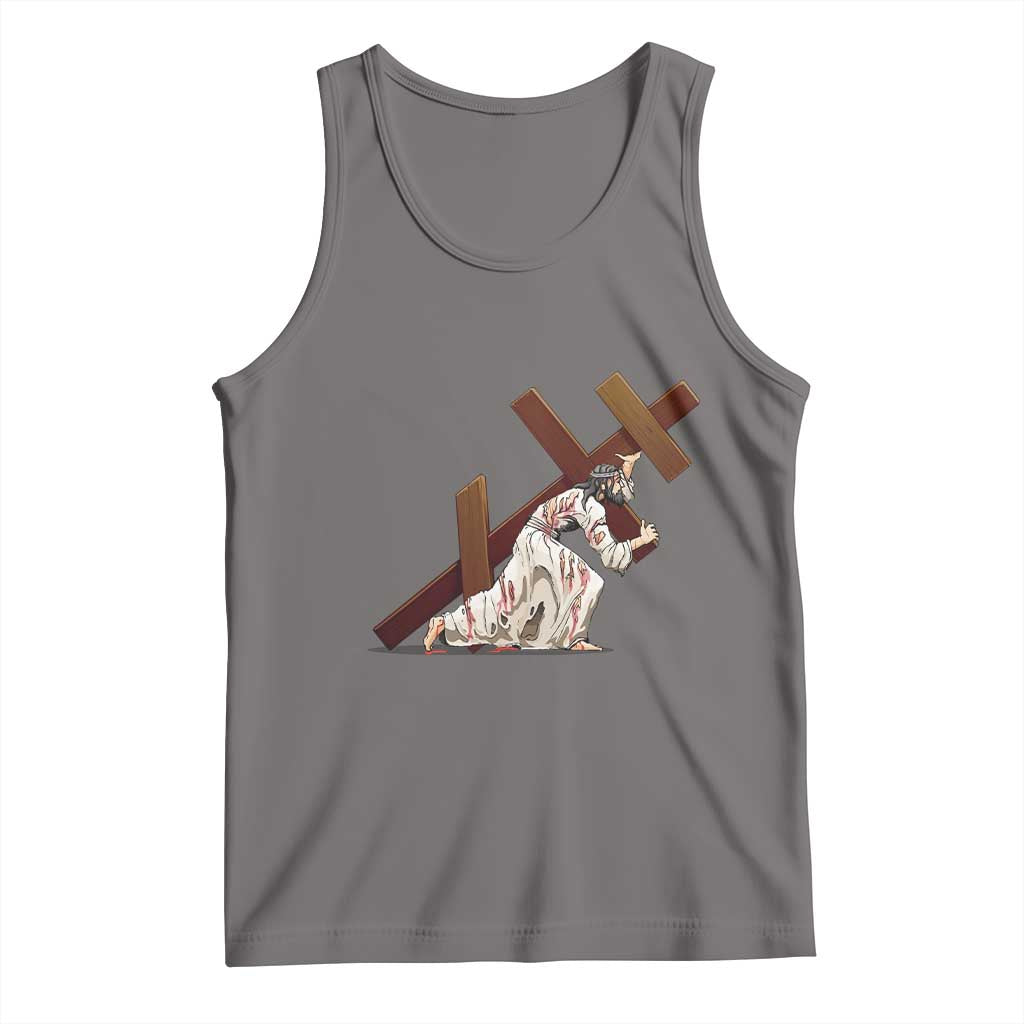 Orthodox Easter Jesus Is Carrying The Orthodox Cross Tank Top