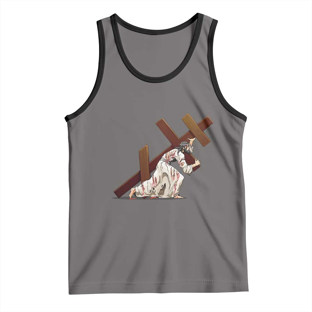 Orthodox Easter Jesus Is Carrying The Orthodox Cross Tank Top