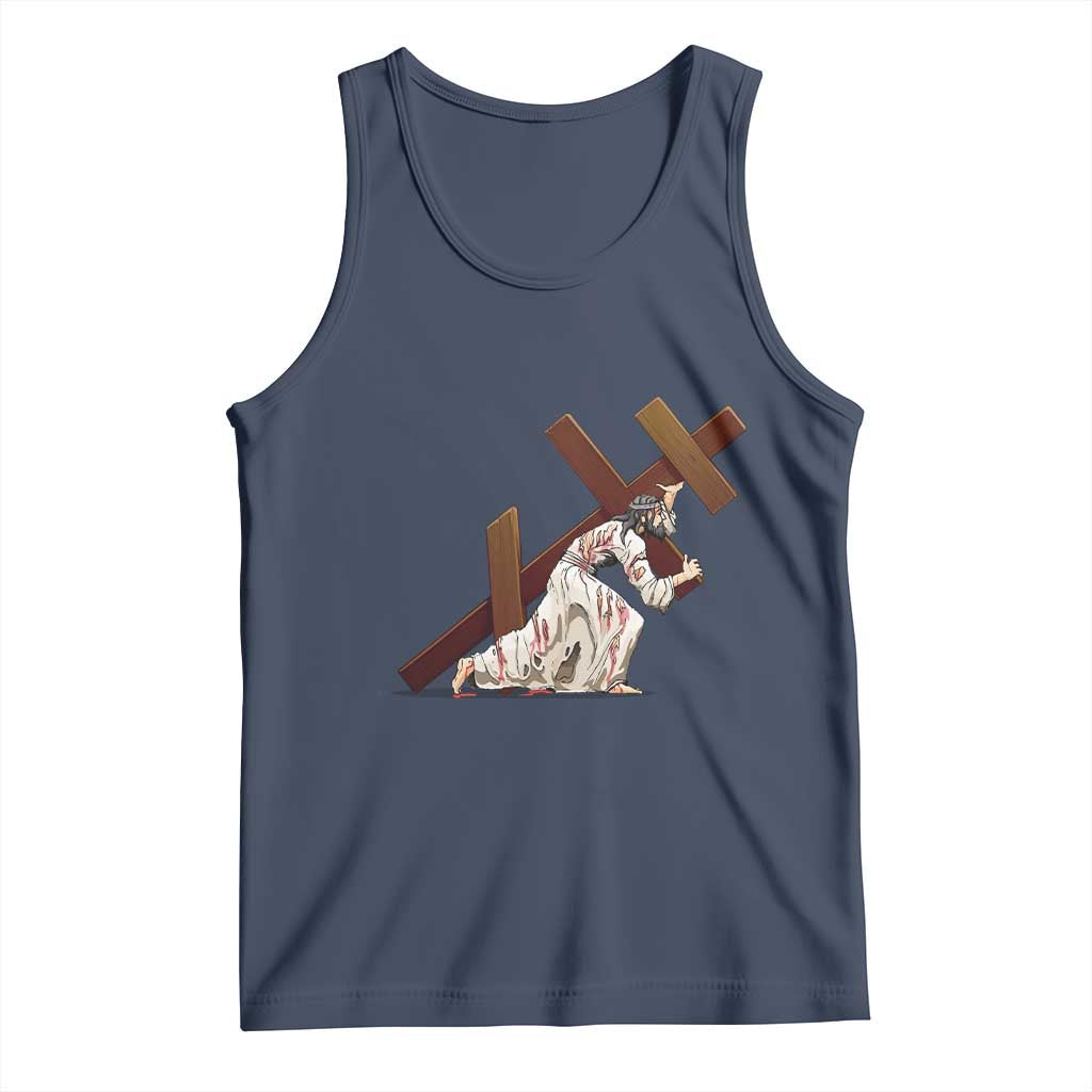 Orthodox Easter Jesus Is Carrying The Orthodox Cross Tank Top