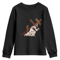 Orthodox Easter Jesius Is Carrying The Orthodox Cross Youth Sweatshirt