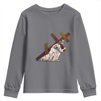 Orthodox Easter Jesius Is Carrying The Orthodox Cross Youth Sweatshirt