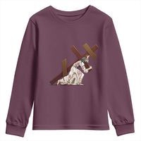 Orthodox Easter Jesius Is Carrying The Orthodox Cross Youth Sweatshirt