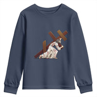 Orthodox Easter Jesius Is Carrying The Orthodox Cross Youth Sweatshirt