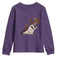 Orthodox Easter Jesius Is Carrying The Orthodox Cross Youth Sweatshirt