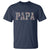 Funny Papa Hunting T Shirt Deer Hunter Father's Day Camouflage Flag