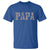 Funny Papa Hunting T Shirt Deer Hunter Father's Day Camouflage Flag