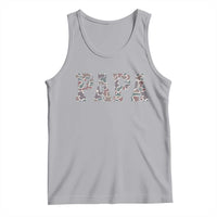 Funny Papa Hunting Tank Top Deer Hunter Father's Day Camouflage Flag