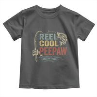 Funny Reel Cool Peepaw Toddler T Shirt Fishing Grandpa Fisherman Father's Day