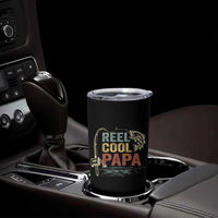 Funny Reel Cool Papa Tumbler Cup Fishing Dad Fisherman Father's Day