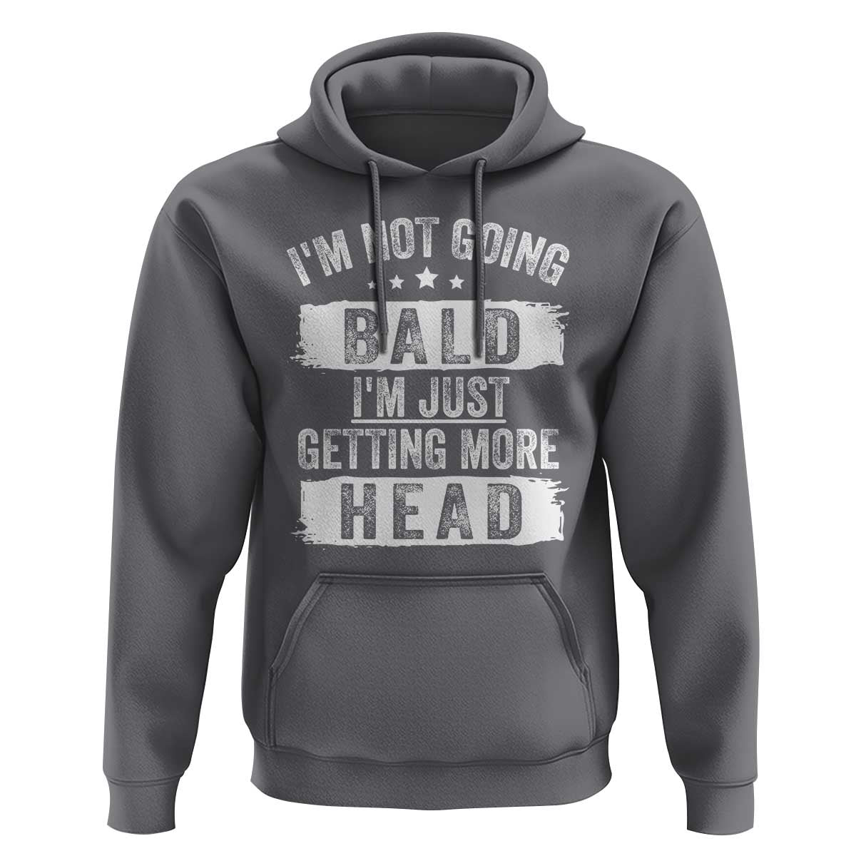 Funny I'm Not Going Bald I'm Just Getting More Head Hoodie Bald Guy