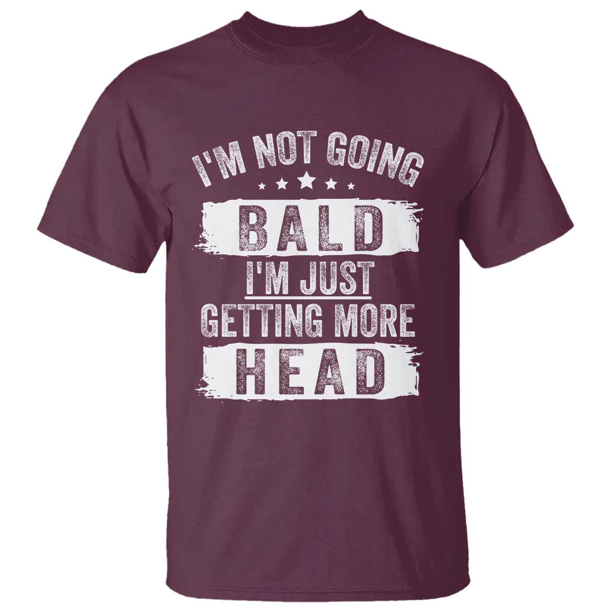 Funny I'm Not Going Bald I'm Just Getting More Head T Shirt Bald Guy